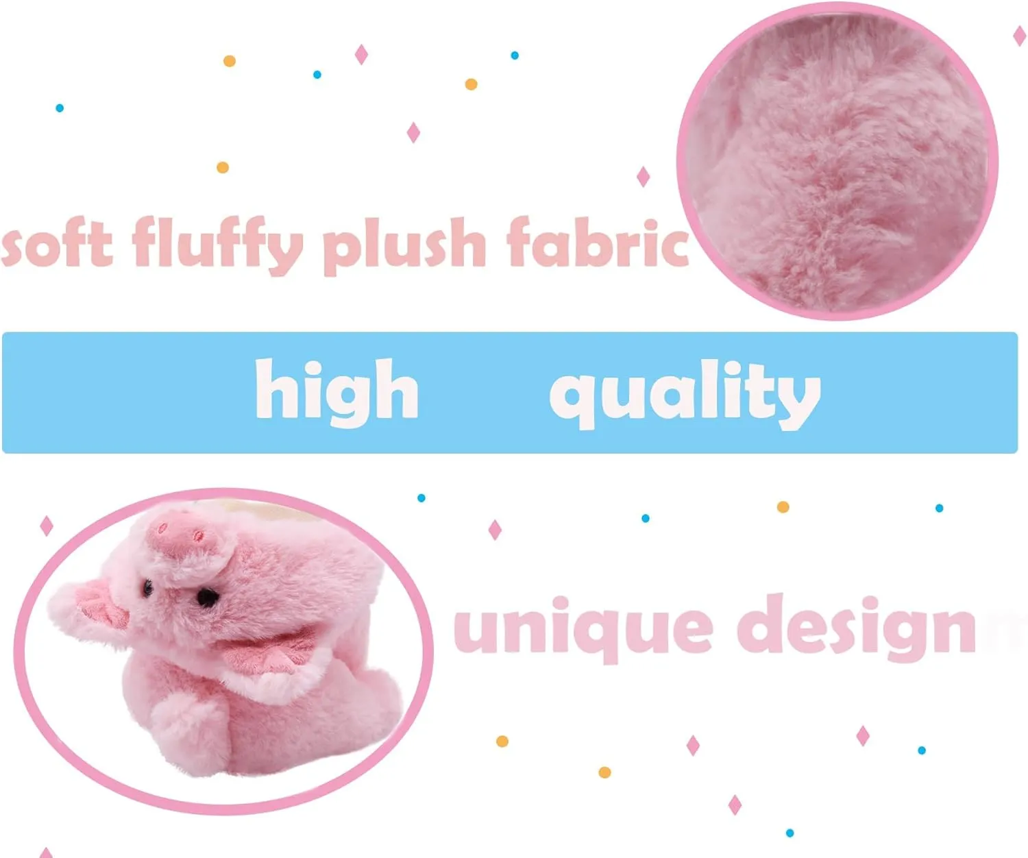 BABOLI Cuddly Husky Stuffed Animals| Soft Toys with Adorable Pig Costumes| Super Cute Husky Dog Plush Animal for Birthday Gifts or Party Supplies| Good Choice for Children|10 Inch