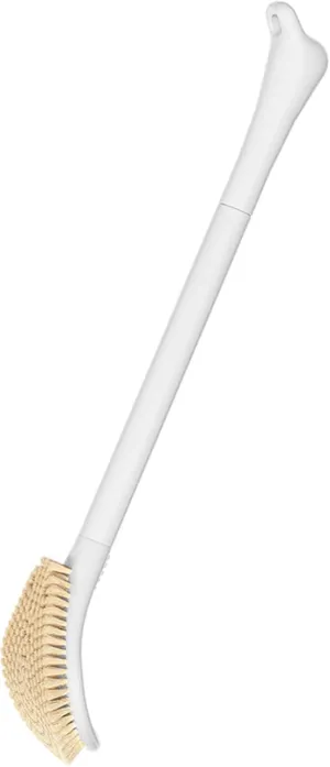 Back Scrubber for Shower, 19 Inch Long Double Side Foot Brush with Removable Handle, Soft Bristles Shower Brush for Wet or Dry Brushing