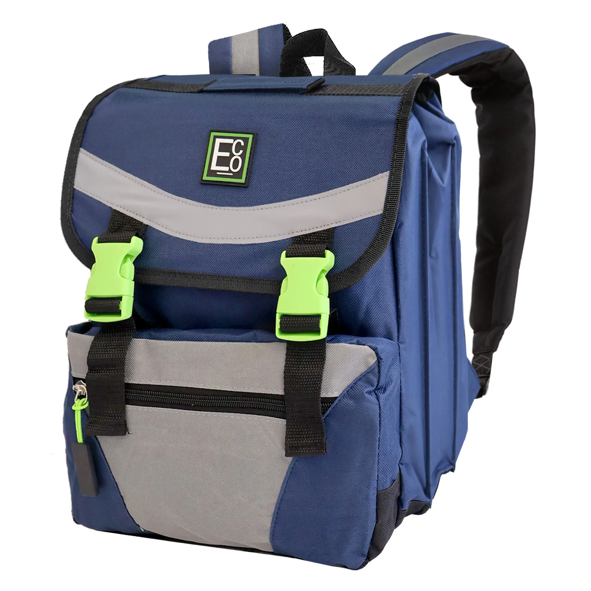 Backpack with 3 Comparments and Lunch Box Holder