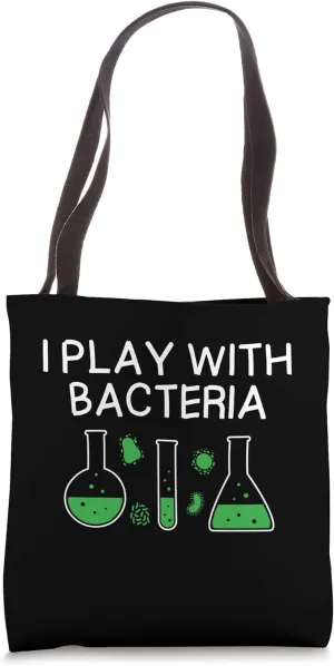 Bacteria Shirt Funny Microbiologie Bacterien Lab Tote Bag