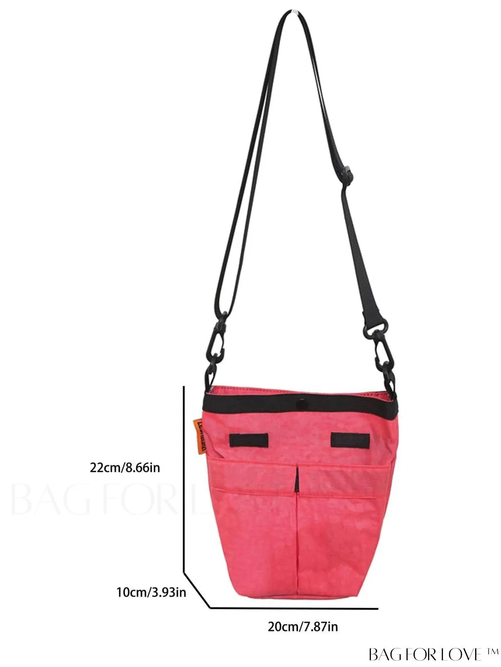 BagForLove - Chic Mini Shoulder Bag with Stylish Contrast Trim