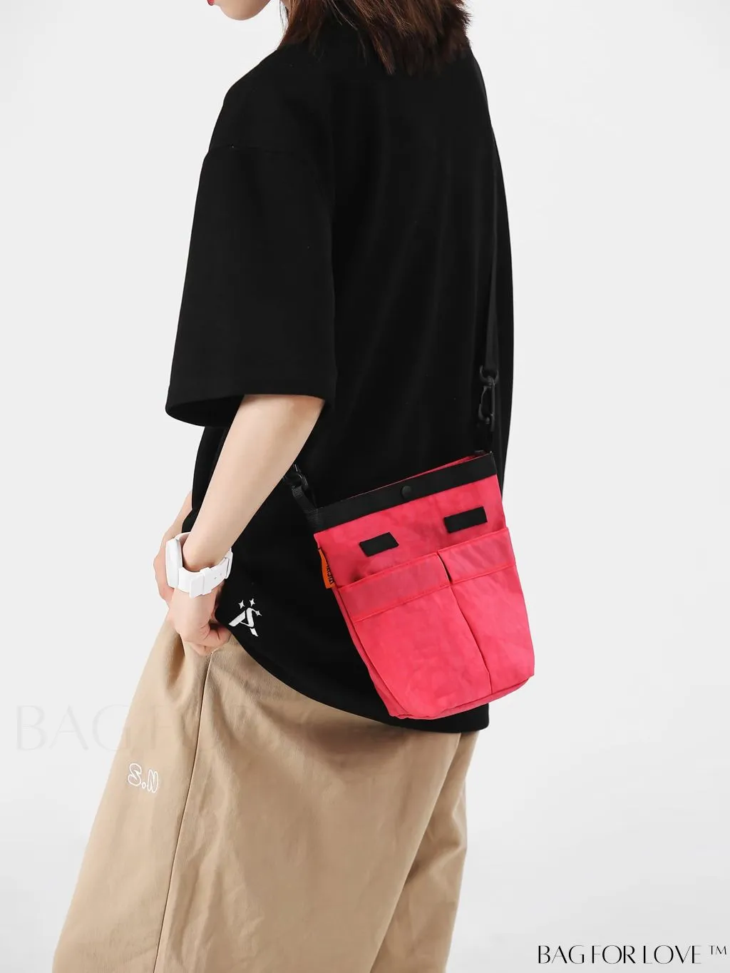BagForLove - Chic Mini Shoulder Bag with Stylish Contrast Trim