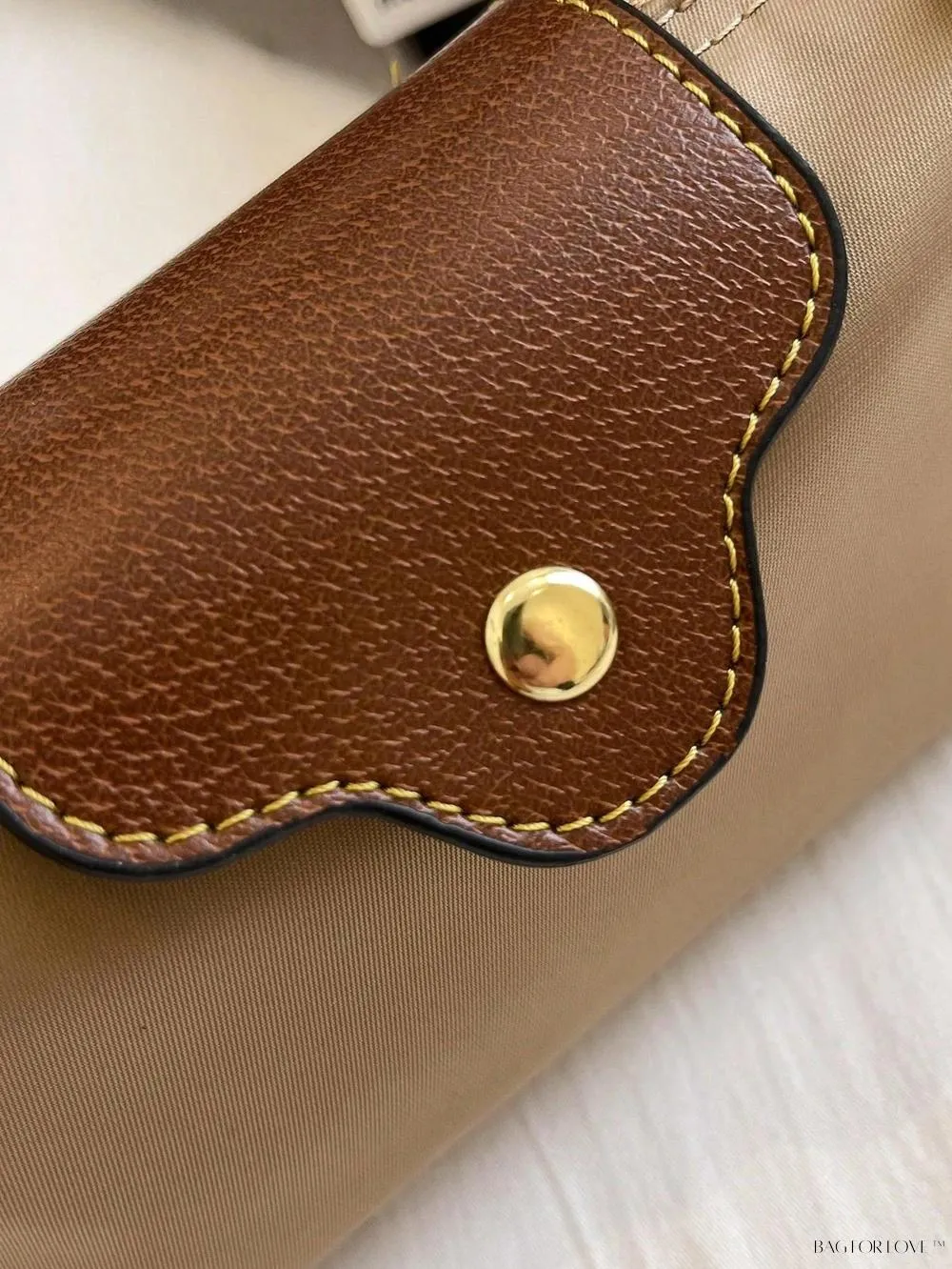 BagForLove - Mini Top Handle Nylon Handbag for Teen Girls and Working Women