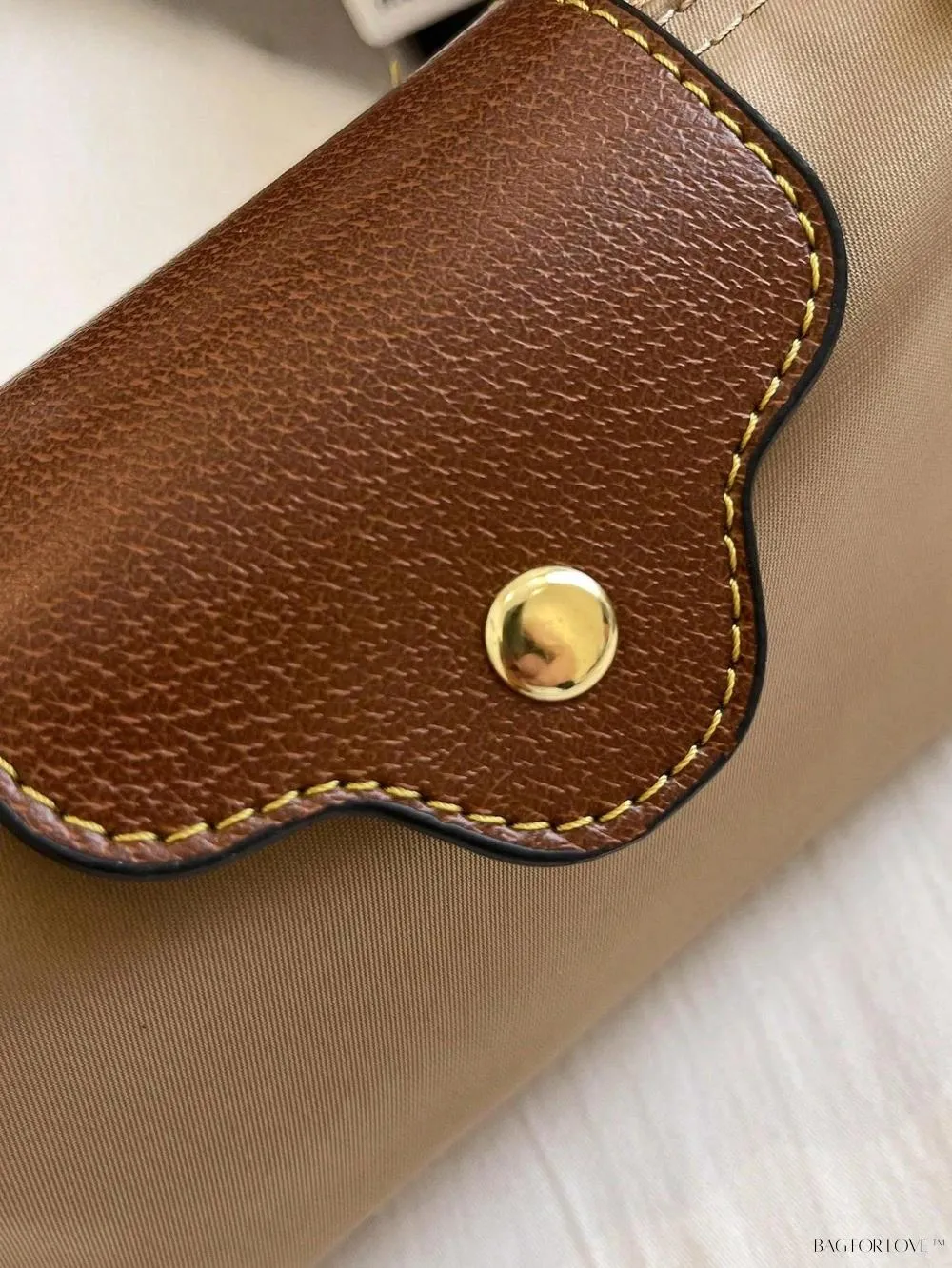 BagForLove - Mini Top Handle Nylon Handbag for Teen Girls and Working Women