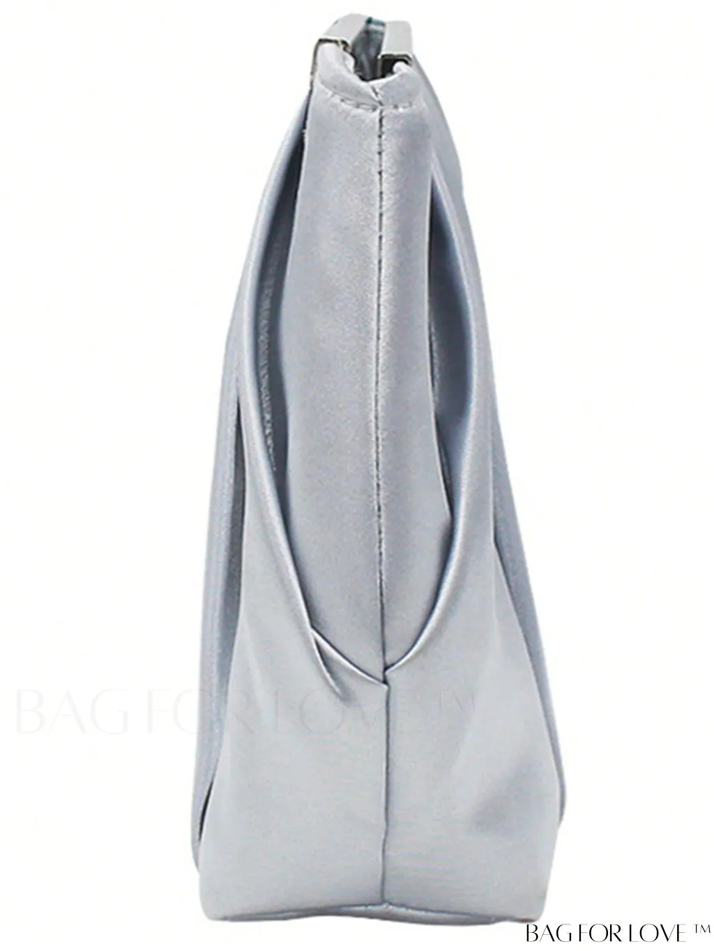 BagForLove - Minimalist PU Ruched Black Bag