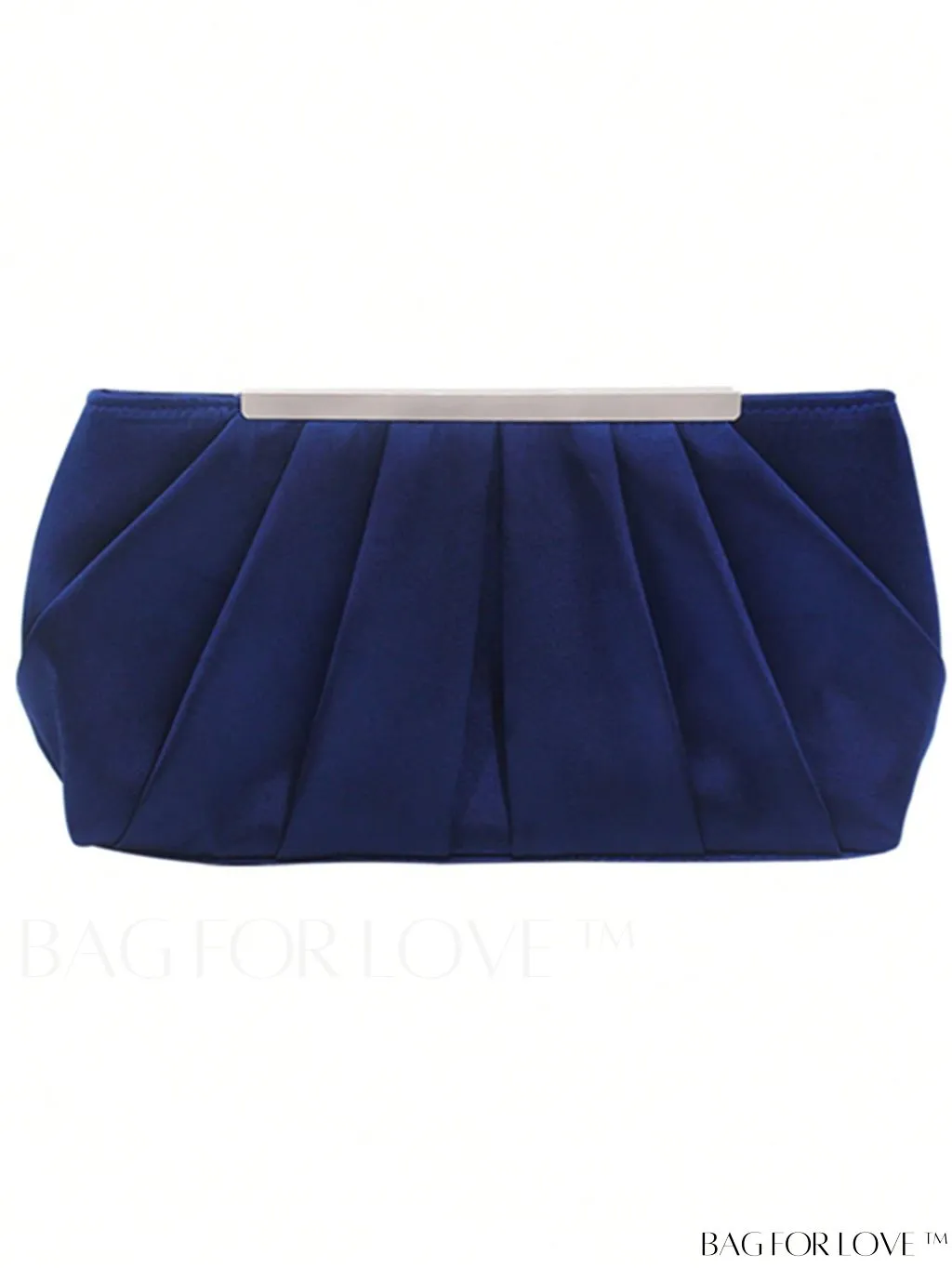 BagForLove - Minimalist PU Ruched Black Bag