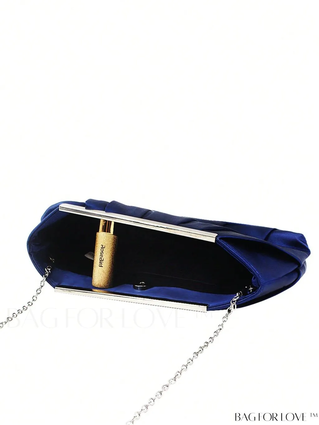 BagForLove - Minimalist PU Ruched Black Bag
