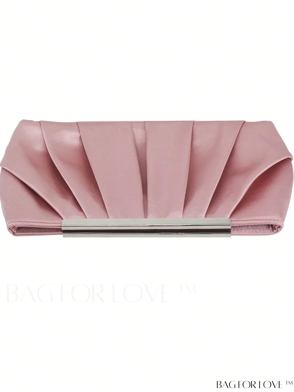 BagForLove - Minimalist PU Ruched Black Bag