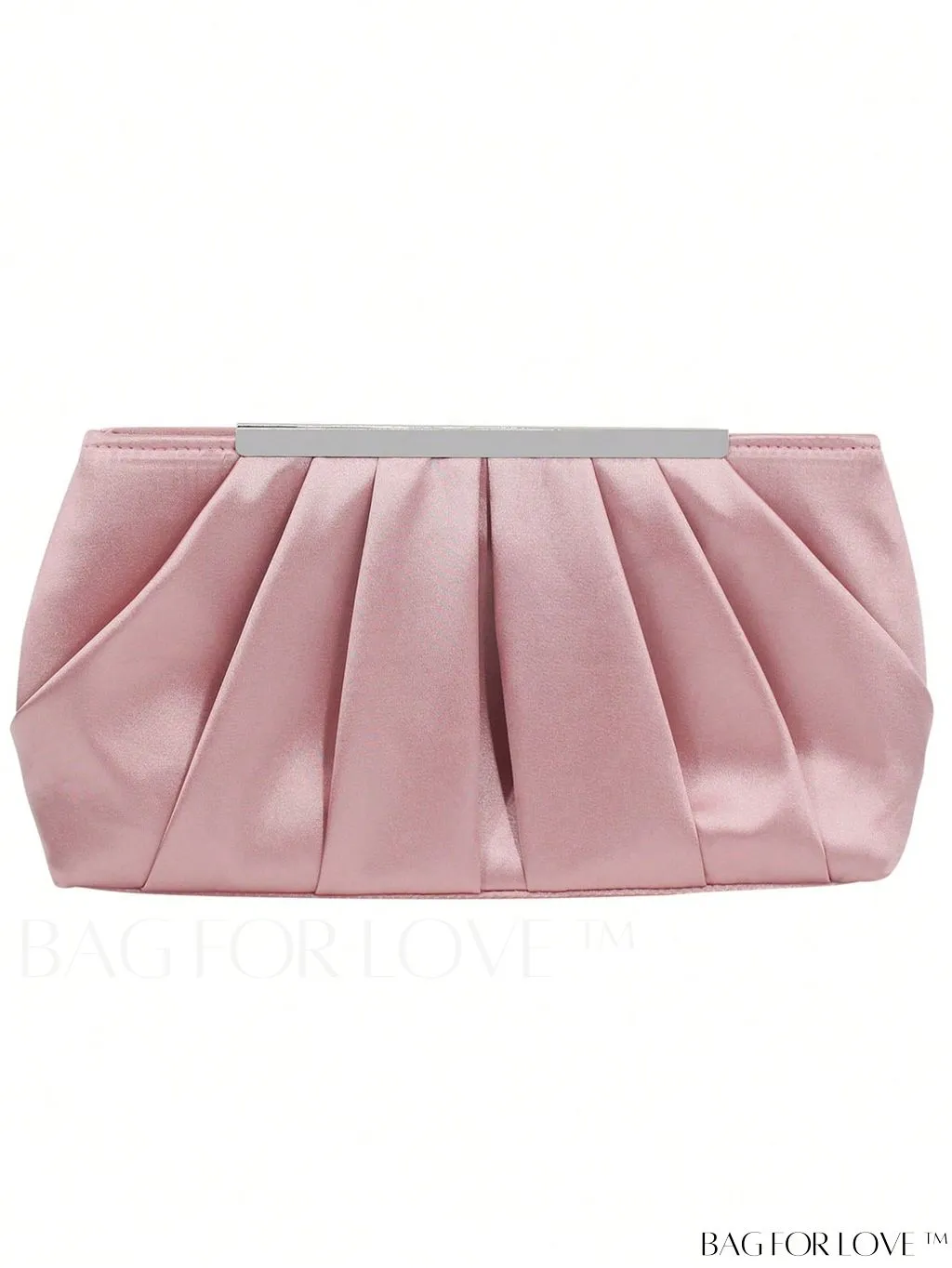 BagForLove - Minimalist PU Ruched Black Bag