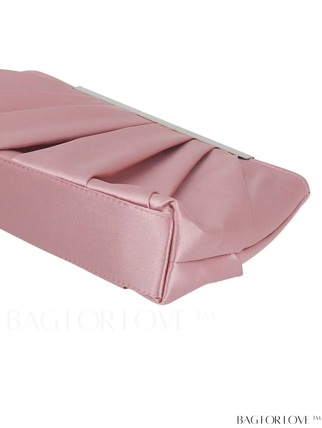 BagForLove - Minimalist PU Ruched Black Bag