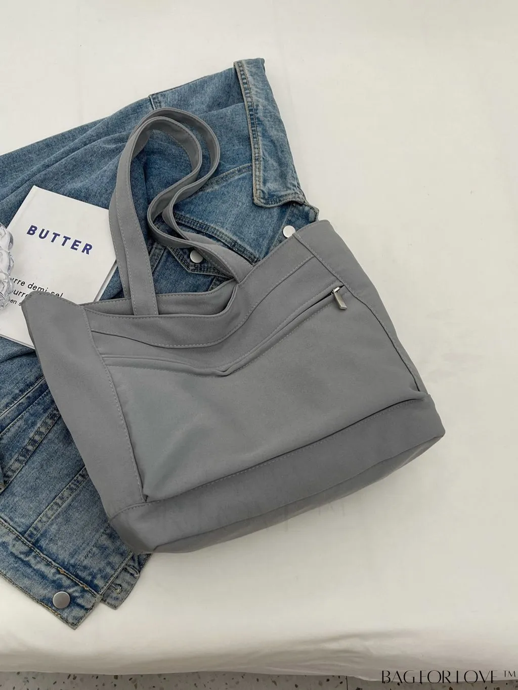 BagForLove - Premium Womens Shoulder Bag: Spacious, Lightweight, and Durable Shopping Tote, crafted from Nylon