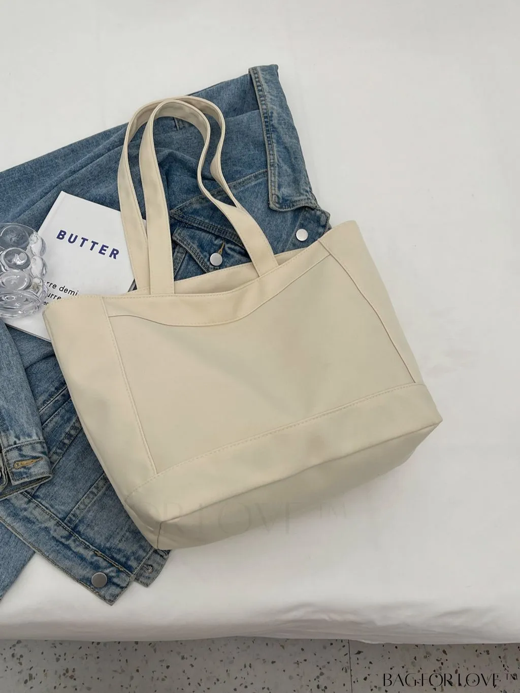 BagForLove - Premium Womens Shoulder Bag: Spacious, Lightweight, and Durable Shopping Tote, crafted from Nylon