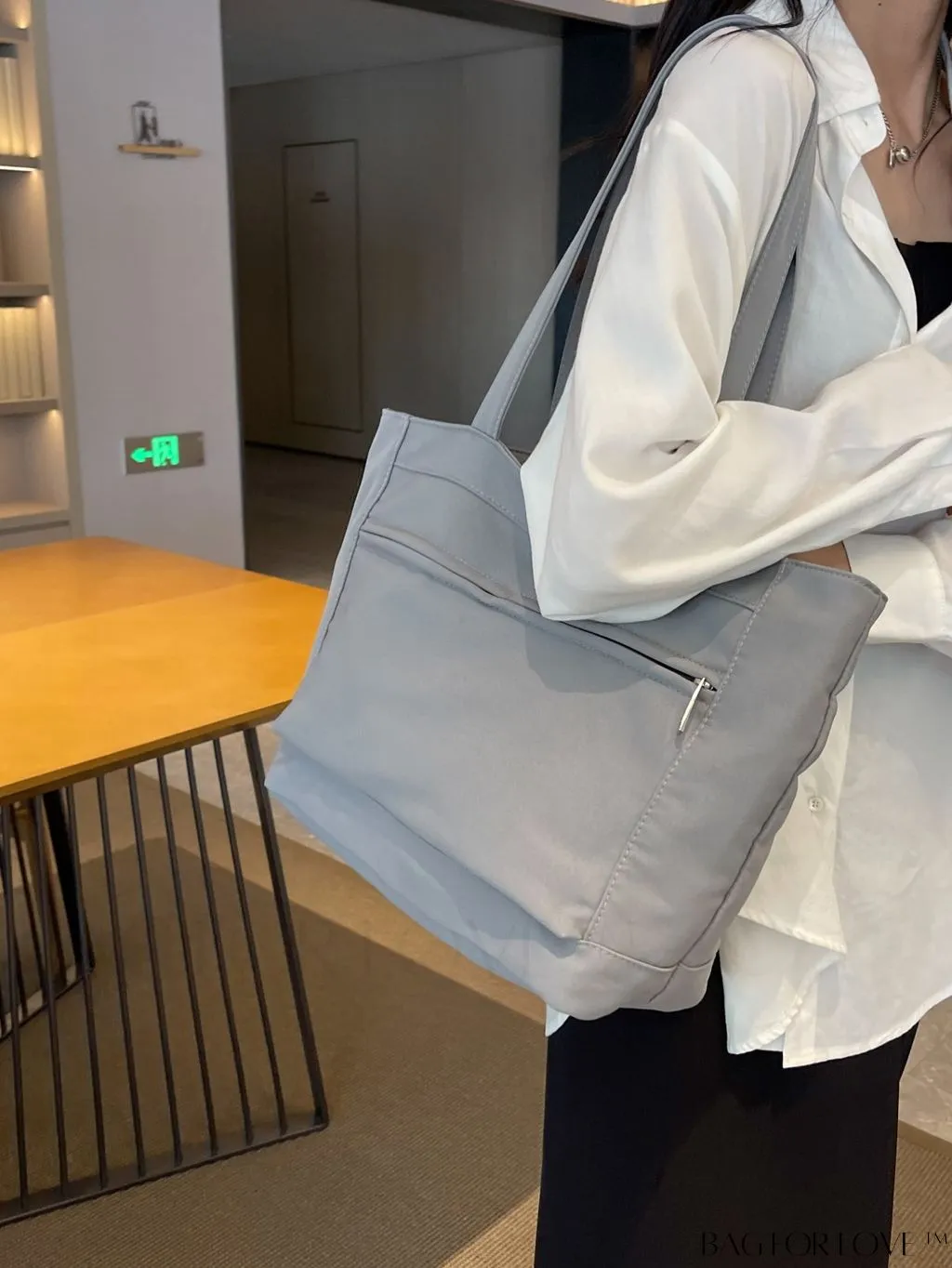 BagForLove - Premium Womens Shoulder Bag: Spacious, Lightweight, and Durable Shopping Tote, crafted from Nylon
