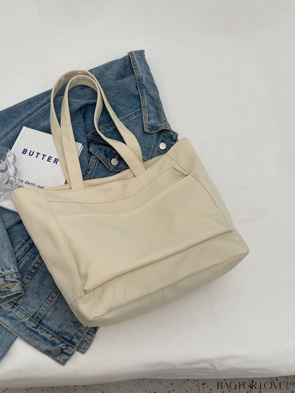 BagForLove - Premium Womens Shoulder Bag: Spacious, Lightweight, and Durable Shopping Tote, crafted from Nylon