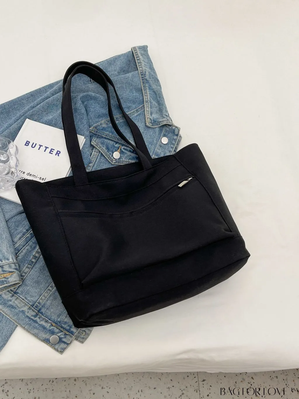 BagForLove - Premium Womens Shoulder Bag: Spacious, Lightweight, and Durable Shopping Tote, crafted from Nylon