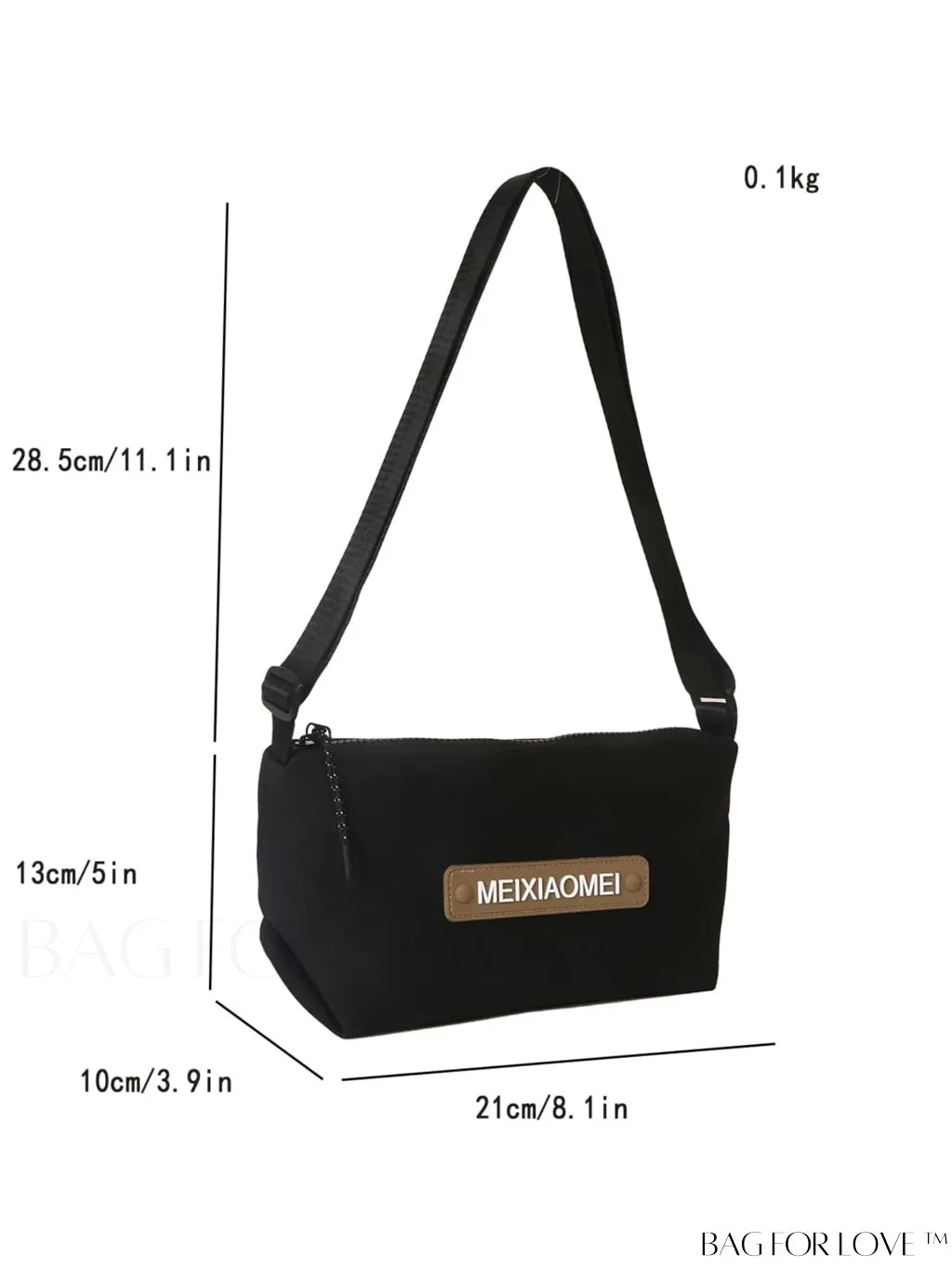 BagForLove - Stylish Lightweight Summer Handbag - Chic Womens Commuter Crossbody Bag with Shoulder Strap