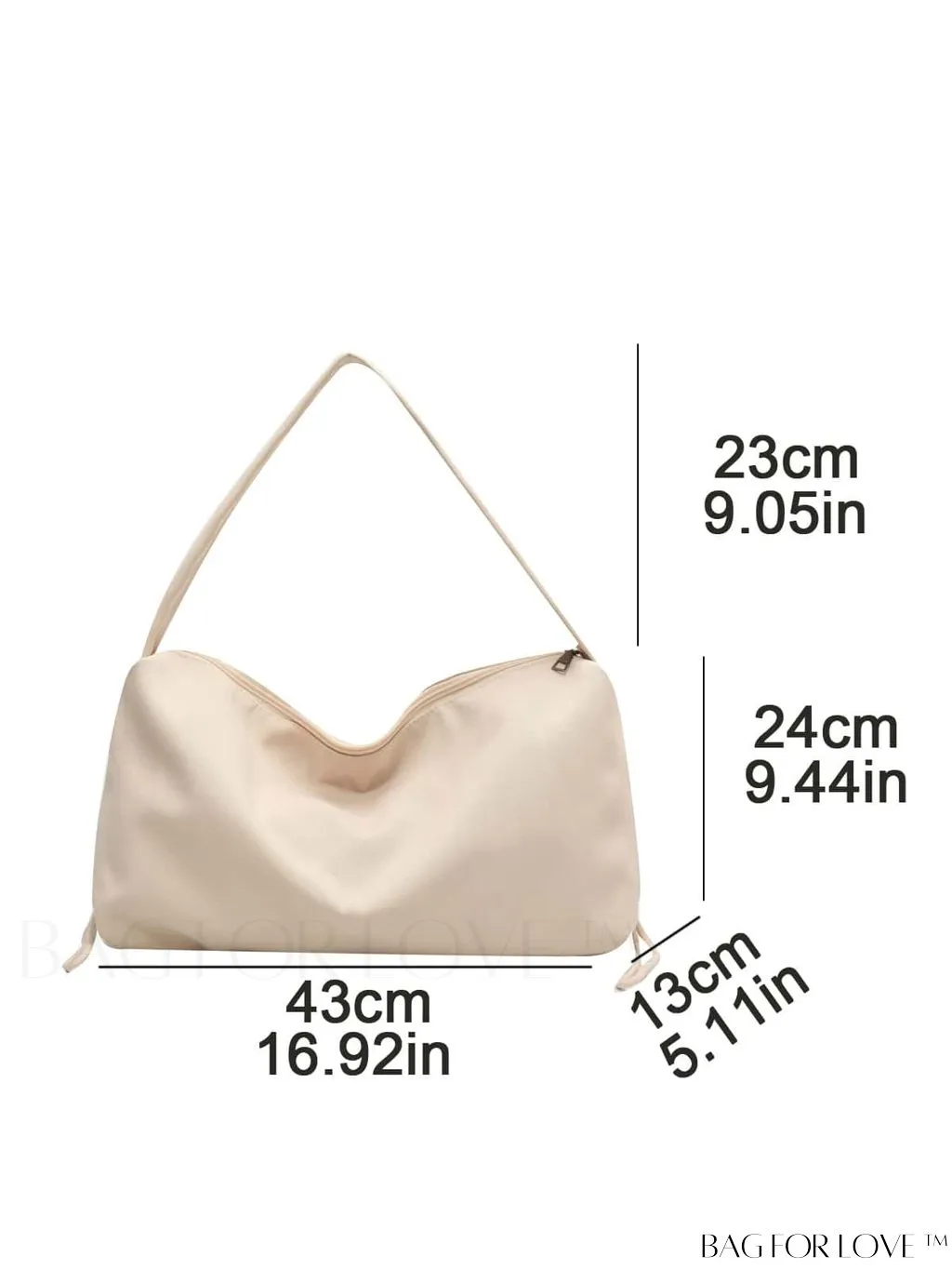 BagForLove - Stylish Minimalist Shoulder Bag with Ample Storage Space