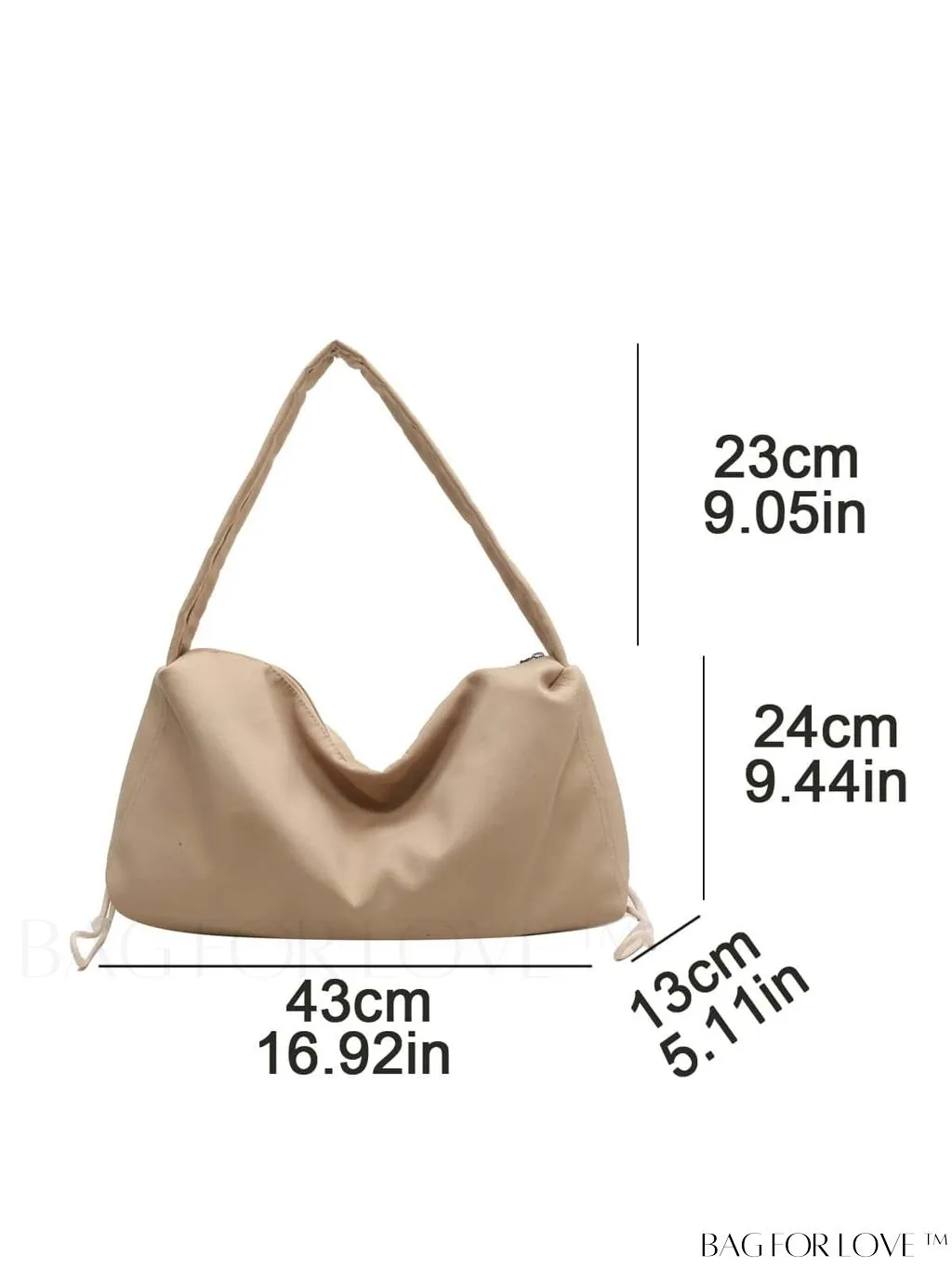 BagForLove - Stylish Minimalist Shoulder Bag with Ample Storage Space