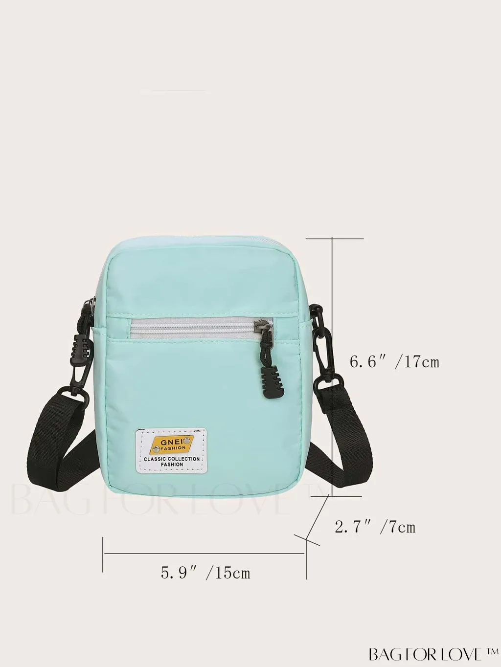 BagForLove - Versatile Crossbody Bag for Students and Graduates, Ideal for School, Outdoor Activities, and Travel
