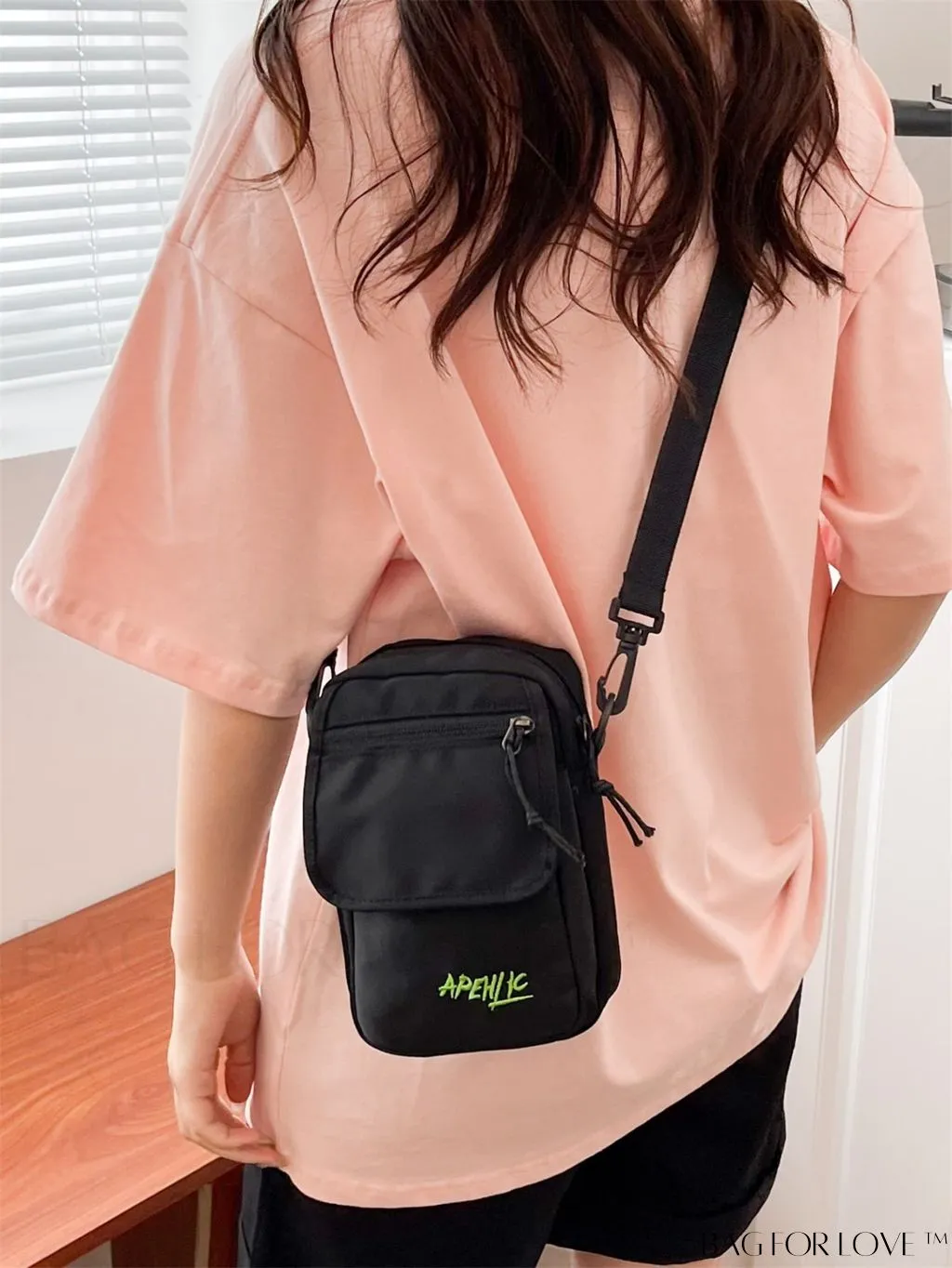 BagForLove - Womens Canvas Crossbody Bag: Stylish Oxford Phone & Shopping Wallet for Students