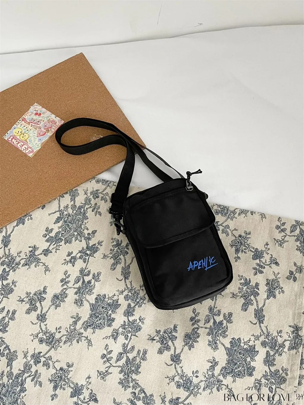 BagForLove - Womens Canvas Crossbody Bag: Stylish Oxford Phone & Shopping Wallet for Students