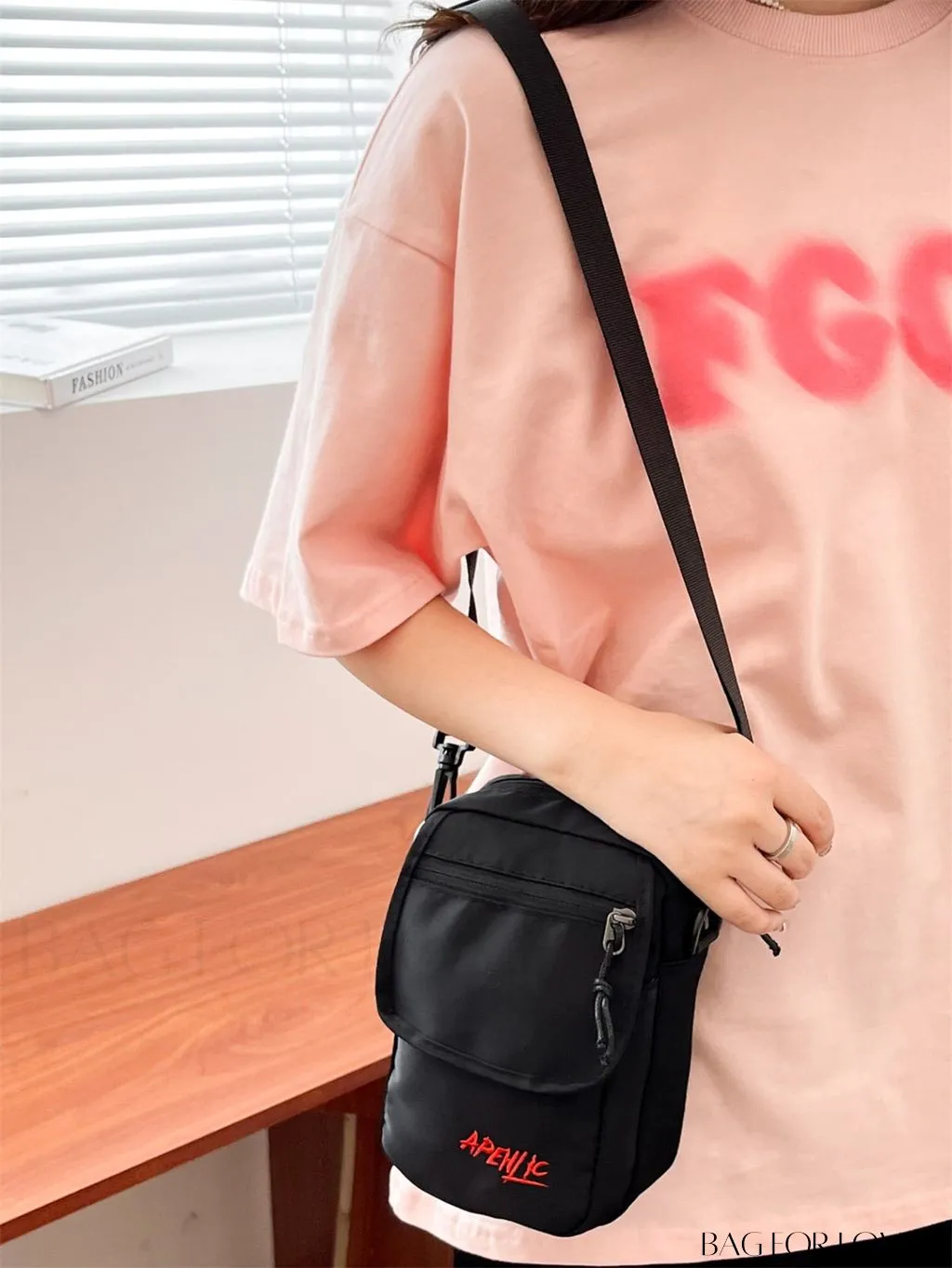 BagForLove - Womens Canvas Crossbody Bag: Stylish Oxford Phone & Shopping Wallet for Students
