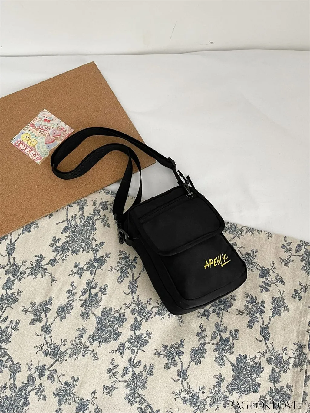 BagForLove - Womens Canvas Crossbody Bag: Stylish Oxford Phone & Shopping Wallet for Students