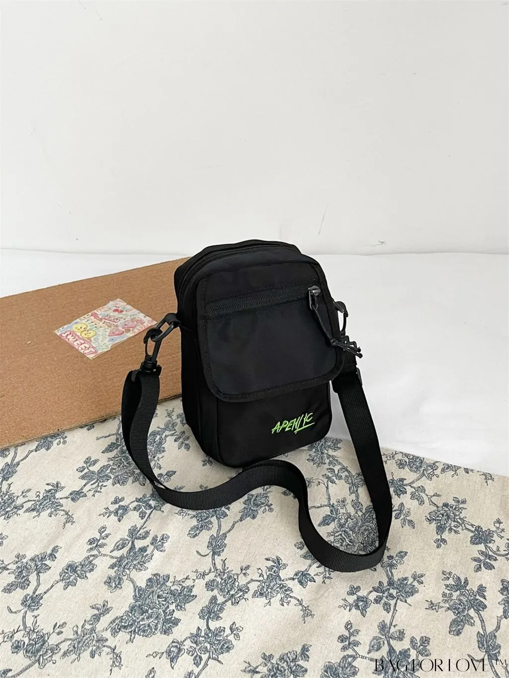 BagForLove - Womens Canvas Crossbody Bag: Stylish Oxford Phone & Shopping Wallet for Students