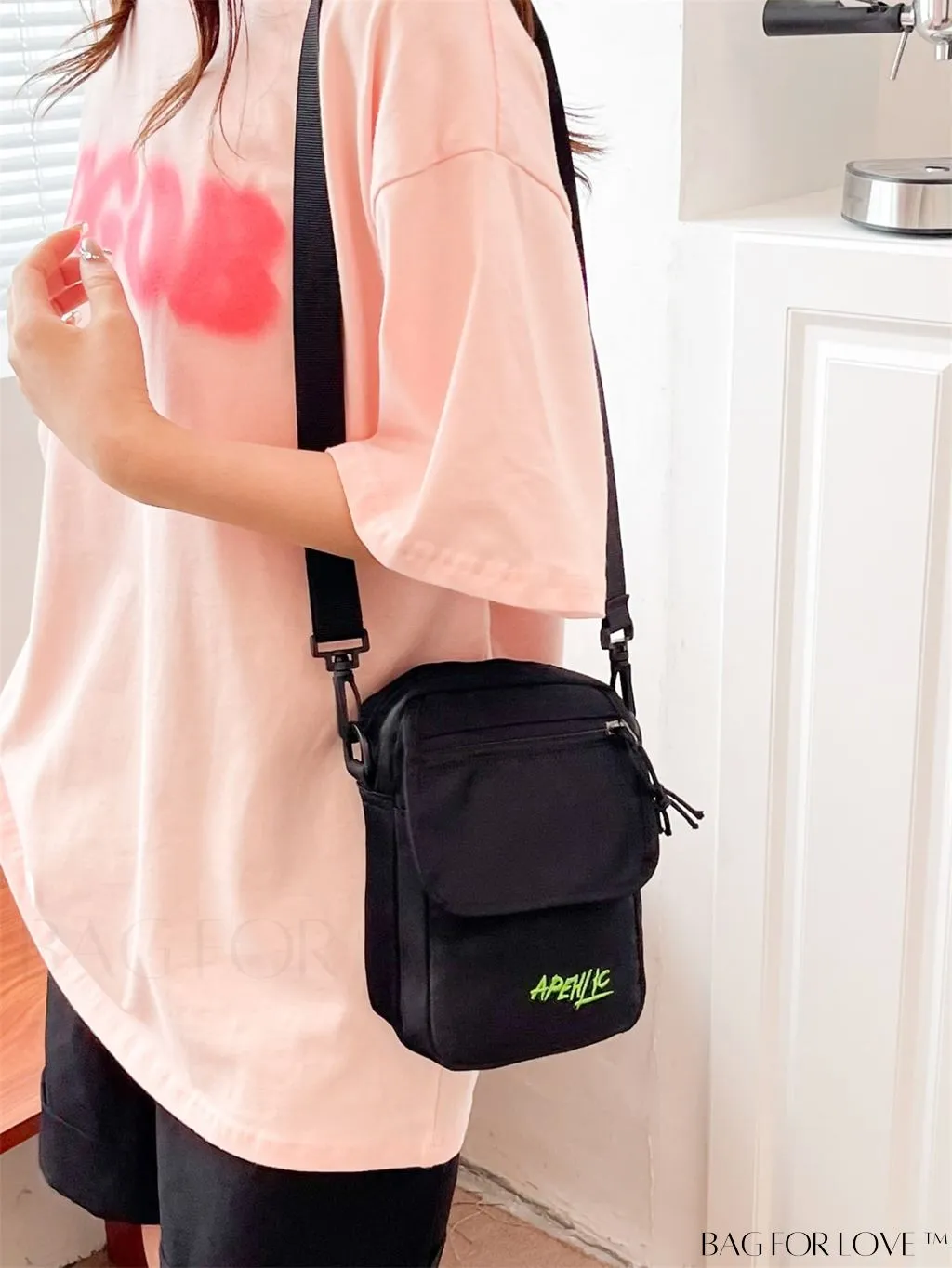 BagForLove - Womens Canvas Crossbody Bag: Stylish Oxford Phone & Shopping Wallet for Students