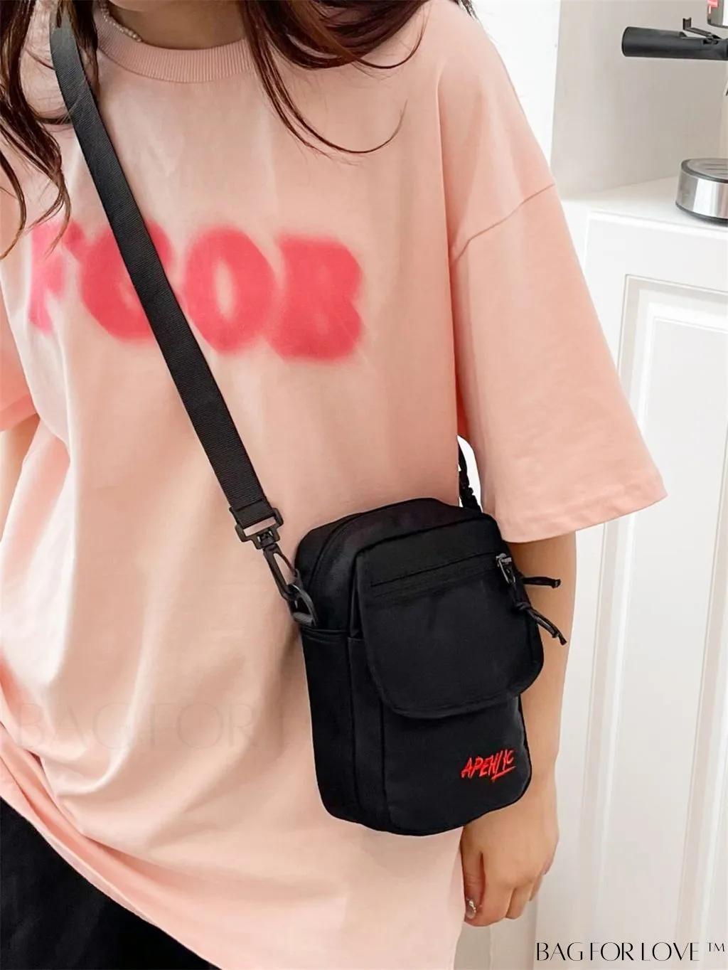 BagForLove - Womens Canvas Crossbody Bag: Stylish Oxford Phone & Shopping Wallet for Students