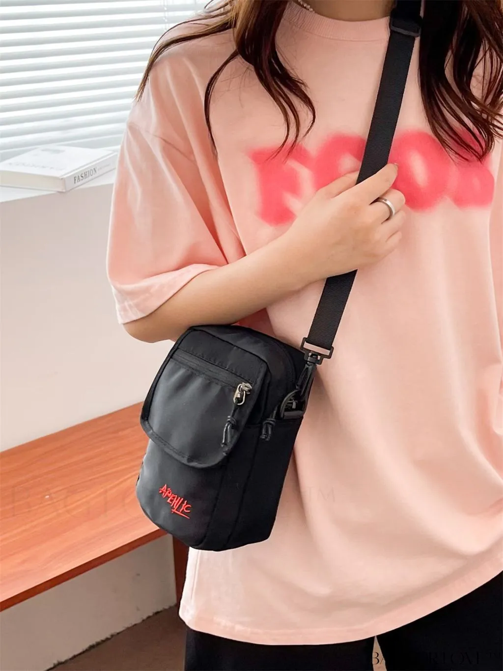 BagForLove - Womens Canvas Crossbody Bag: Stylish Oxford Phone & Shopping Wallet for Students