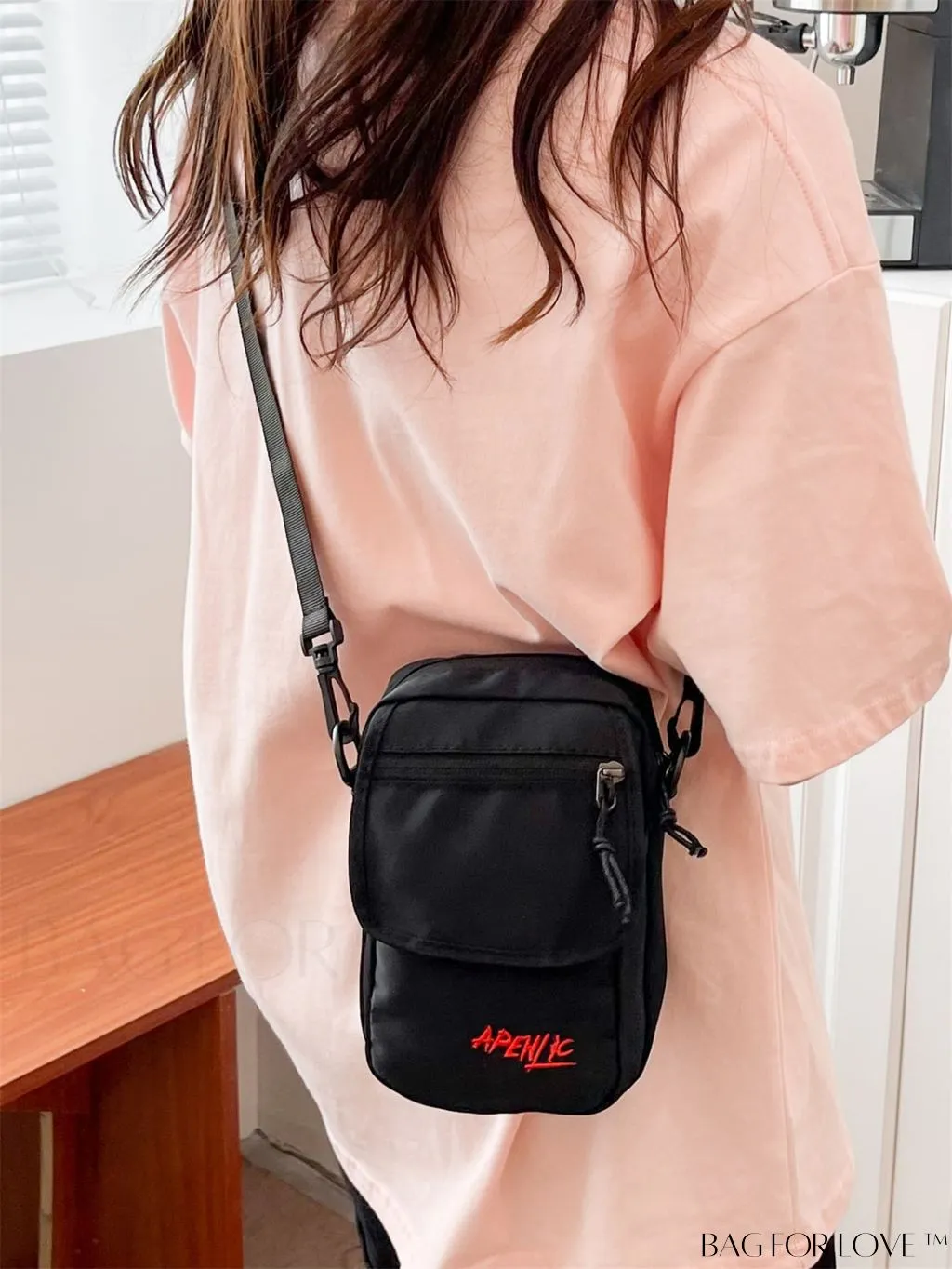 BagForLove - Womens Canvas Crossbody Bag: Stylish Oxford Phone & Shopping Wallet for Students
