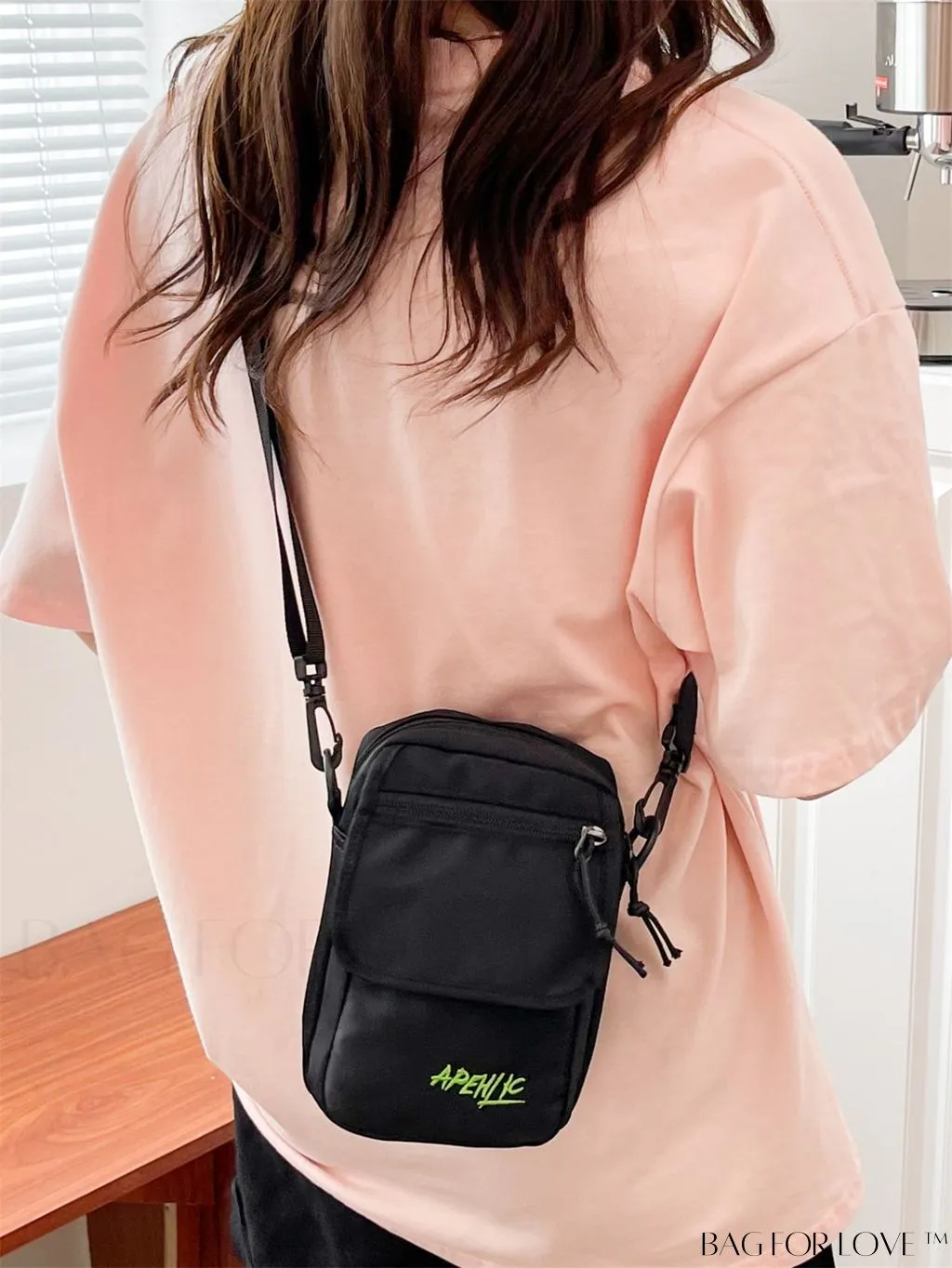 BagForLove - Womens Canvas Crossbody Bag: Stylish Oxford Phone & Shopping Wallet for Students