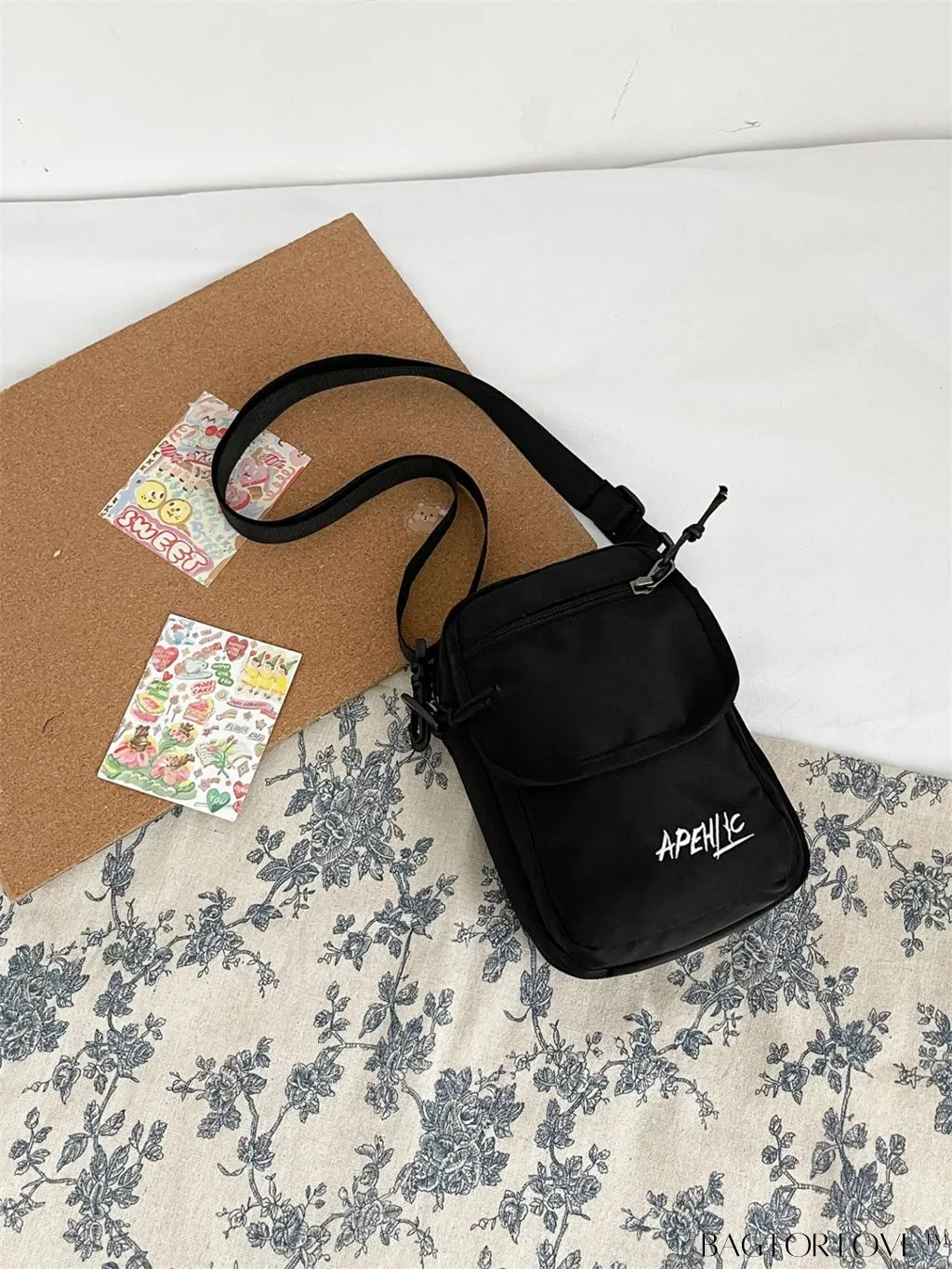 BagForLove - Womens Canvas Crossbody Bag: Stylish Oxford Phone & Shopping Wallet for Students