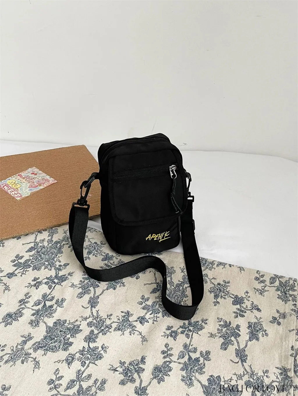 BagForLove - Womens Canvas Crossbody Bag: Stylish Oxford Phone & Shopping Wallet for Students