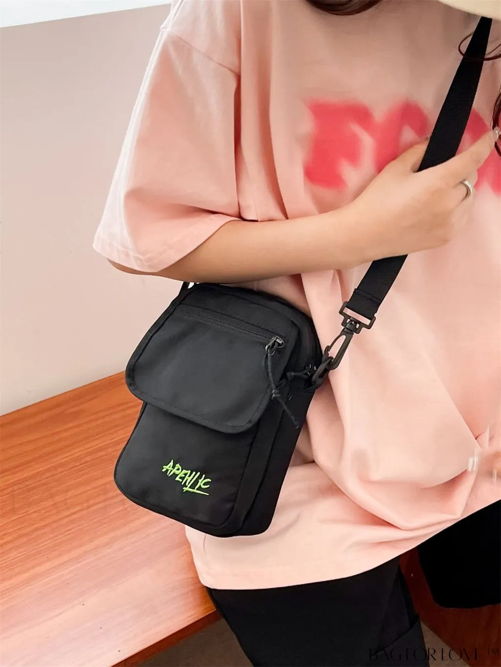 BagForLove - Womens Canvas Crossbody Bag: Stylish Oxford Phone & Shopping Wallet for Students
