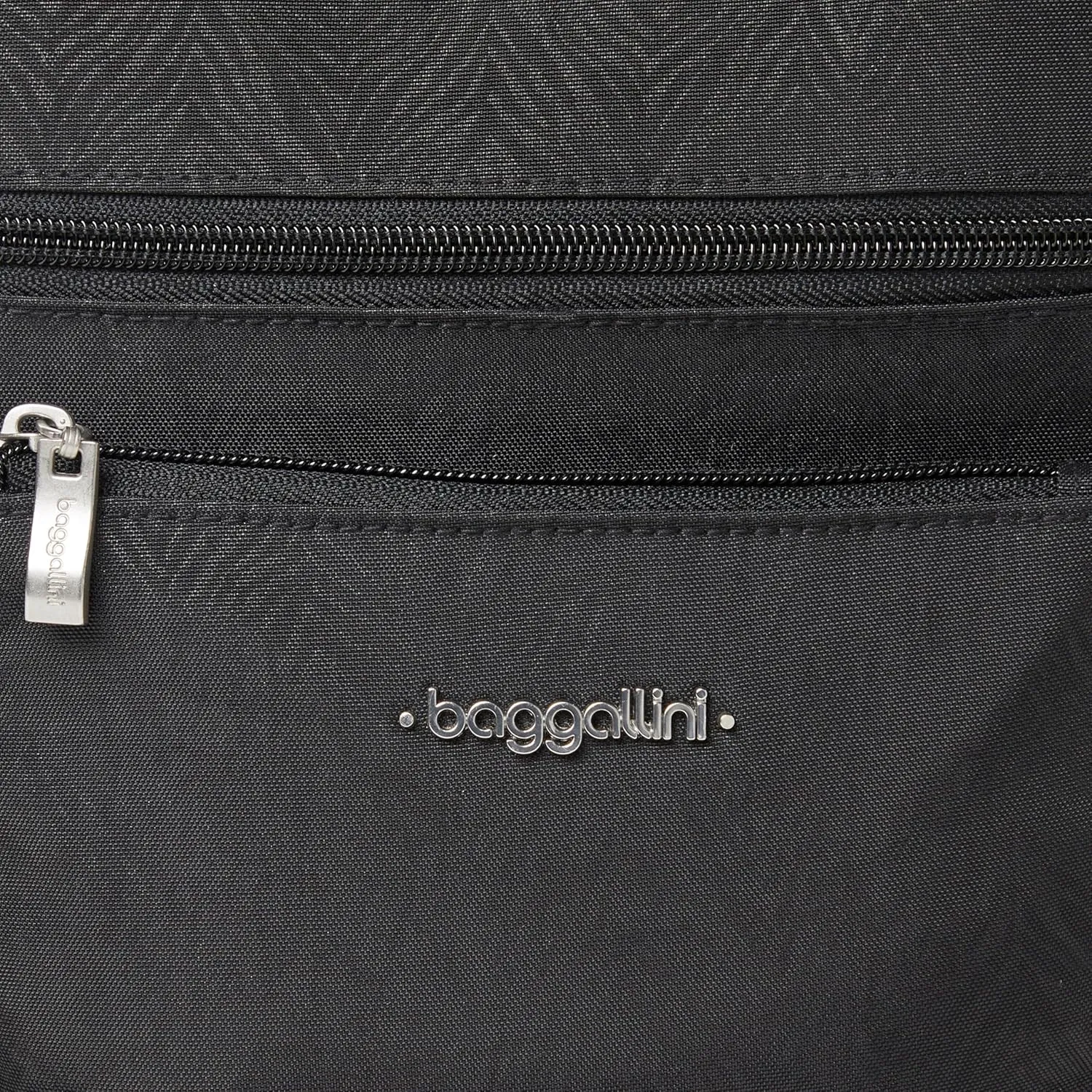 Baggallini Pocket Crossbody Bags for Women 8x8 Small Lightweight Durable Nylon Water-resistant Travel Purse W/Rfid Wristlet