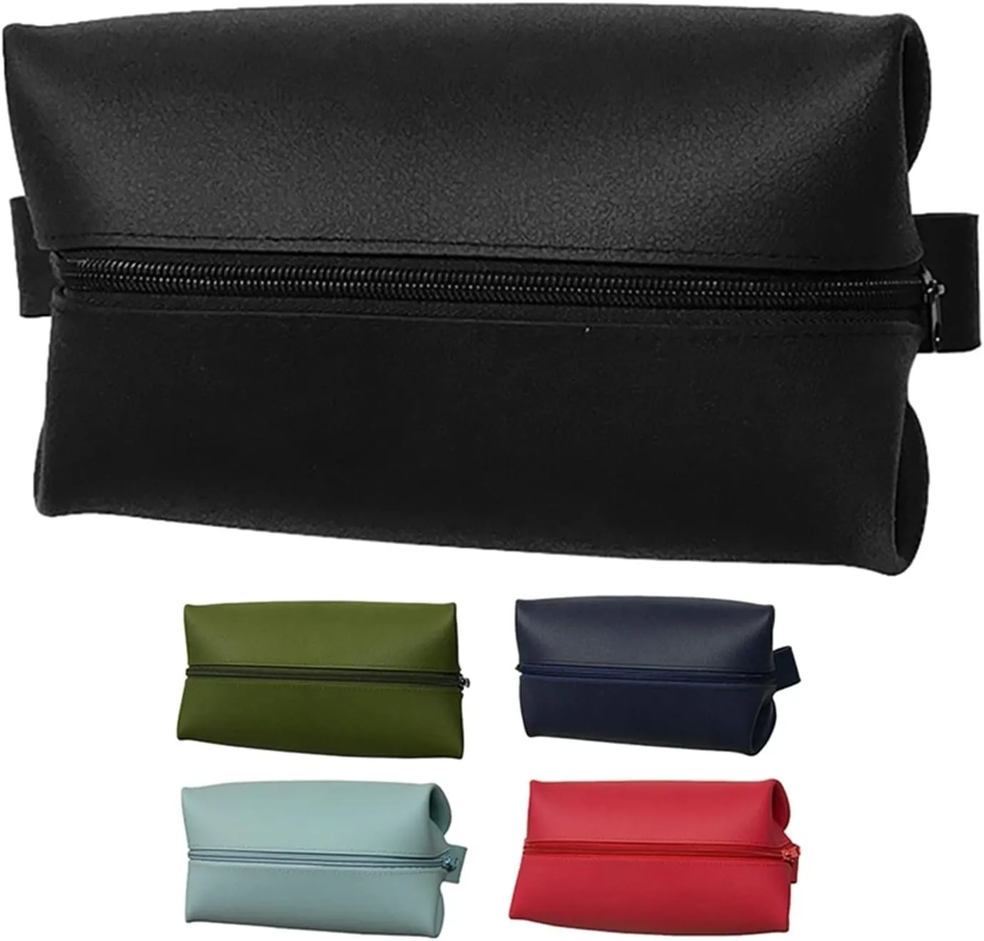 Bathroom Travel Bag Silicone Waterproof Toiletry Storage Bag Handbag Organizer Portable Make Up Case Pouch Kitchen Storage(Dark Khaki)