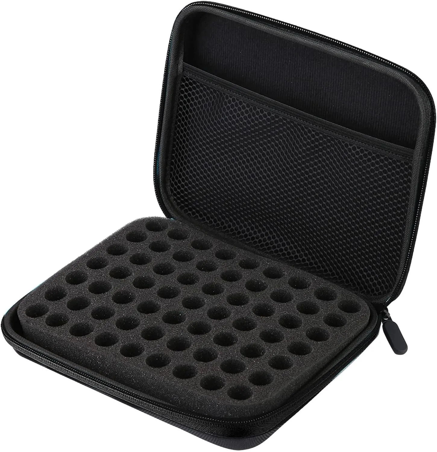 Beauty Nail Polish Carry Case Essential Oil Bag for Nail Varnish with Hard EVA Shell (Black)