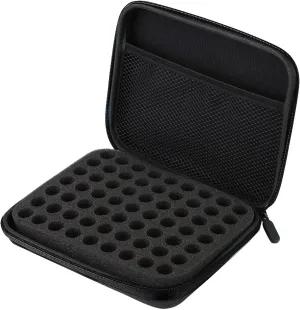Beauty Nail Polish Carry Case Essential Oil Bag for Nail Varnish with Hard EVA Shell (Black)