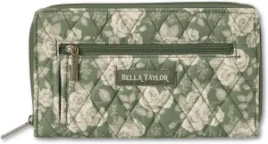 Bella Taylor Wrist Strap Wallet for Women | Multi Card Zip Around Wallet with RFID Protection and Wristlet Strap