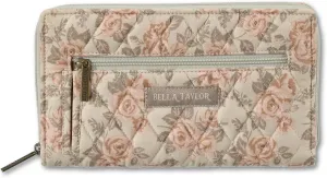 Bella Taylor Wrist Strap Wallet for Women | Multi Card Zip Around Wallet with RFID Protection and Wristlet Strap
