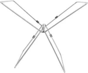 BESPORTBLE Foldable Stainless Steel Cooler Stand Portable Insulated Rack for Camping Gear Moistureproof Storage Collapsible Design for Organized