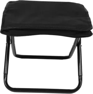 BESPORTBLE Folding Camping Chair with Zipper Bag Portable Outdoor Stool for Fishing Picnics and Bbqs Durable Oxford Material Easy to Carry Stylish Design for Outdoor Activities