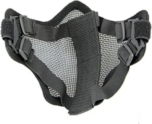 BESPORTBLE Protective Mask Metal Mesh Half Face Mask Steel Mesh Half Mask Metal Mesh Mask