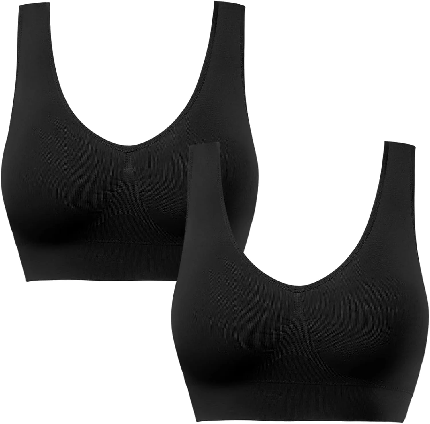 BESTENA Comfort Bra, Seamless Removable Pads Sleep Bras, Yoga Bra, Sports Bras for Women