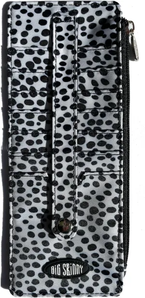 Big Skinny Women's Jaguar Credit Card Slim Wallet, Holds Up to 25 Cards