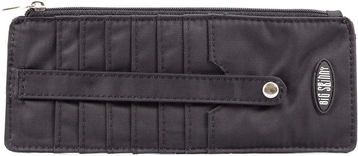 Big Skinny Women's Jaguar Credit Card Slim Wallet, Holds Up to 25 Cards