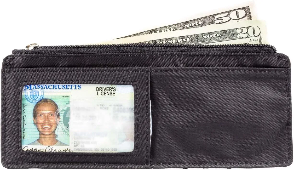 Big Skinny Women's Jaguar Credit Card Slim Wallet, Holds Up to 25 Cards