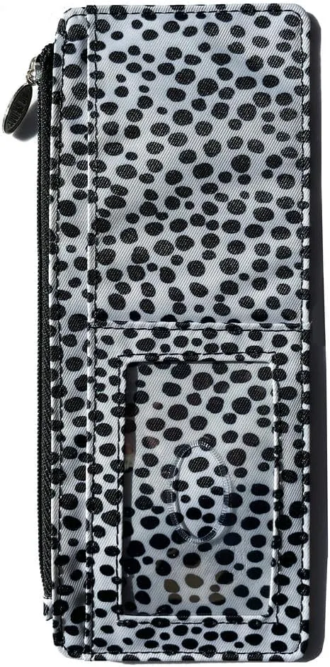 Big Skinny Women's Jaguar Credit Card Slim Wallet, Holds Up to 25 Cards
